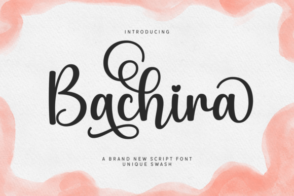 Bachira: A Charming Script Font for Elegant Web Design