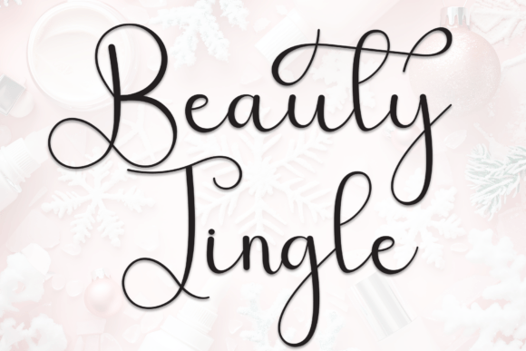Beauty Jingle Font: A Handwritten Display Typeface for Web Designers