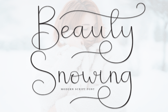 Beauty Snowing Font: Adding Warmth to Campaign Visuals