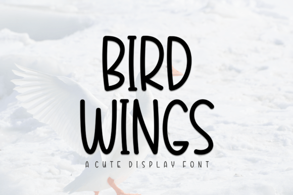 Bird Wings Font: Handwritten Style for Digital Campaigns