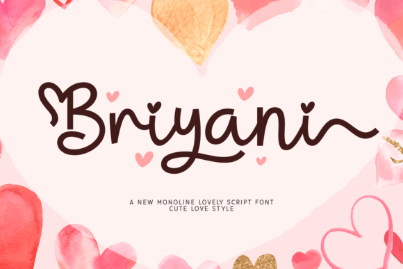 Briyani: A Playful Script Font for Romantic and Editorial Designs