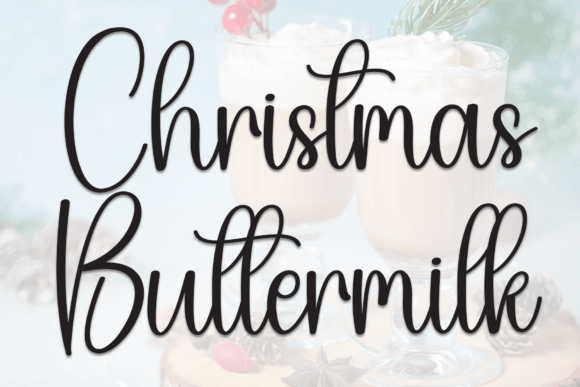 Christmas Buttermilk Font: A Web Designer’s Layout Review