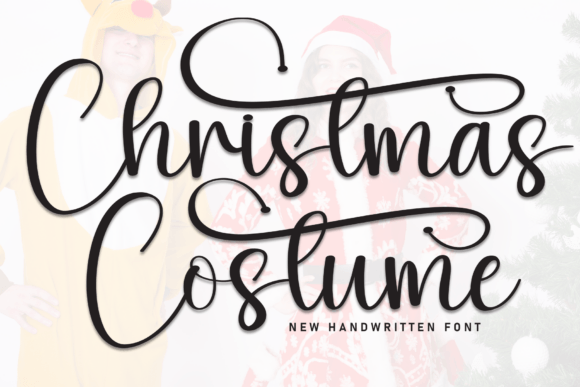 Christmas Costume: A Designer’s Go-To Script Font for Elegant Branding