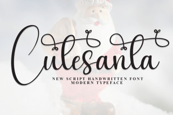 Cutesanta Font: A Playful Script for Holiday Crafts