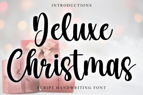 Deluxe Christmas Font: Elevate Your Small Business Brand