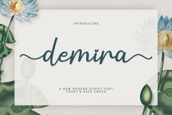 Demira: A Sleek Script Font for Modern Branding Projects