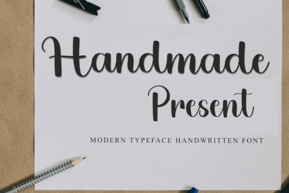 Handmade Present Font Review for Web Design