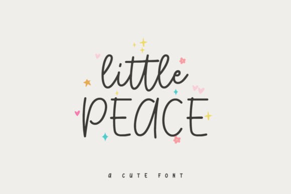 Little Peace Font: Adding Warmth to Handmade Labels