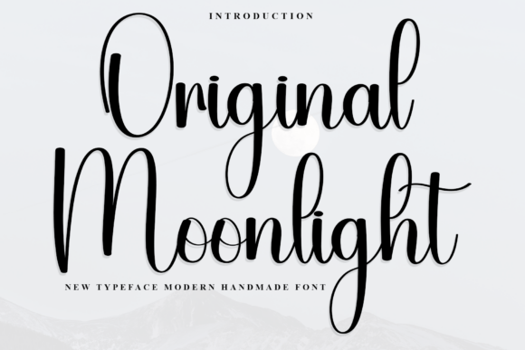 Original Moonlight Font: Elevating Campaign Visuals