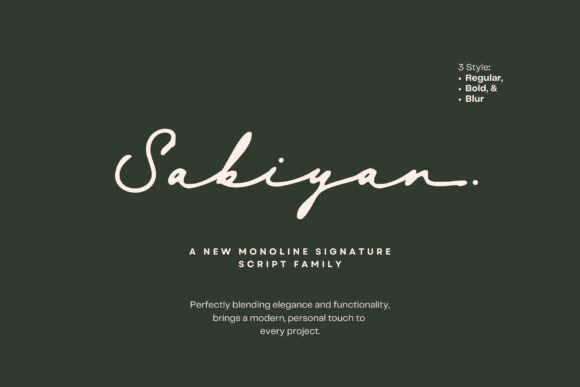 Sabiyan Font: Elevating Editorial Design with Script