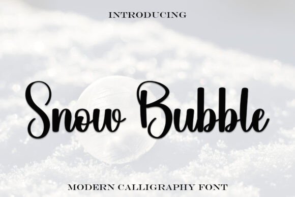 Snow Bubble Font: A Web Designer’s Layout Test