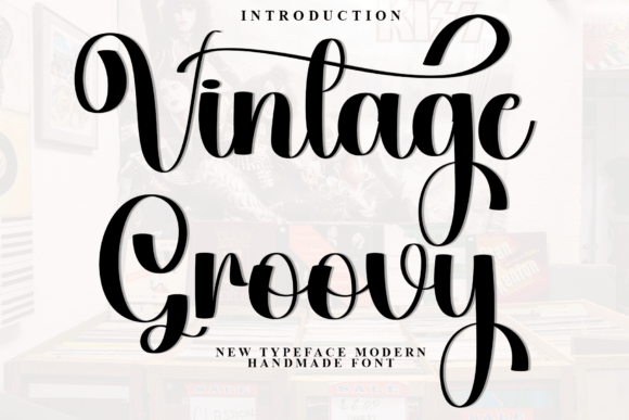 Vintage Groovy: A Warm, Playful Script Font for Creative Branding