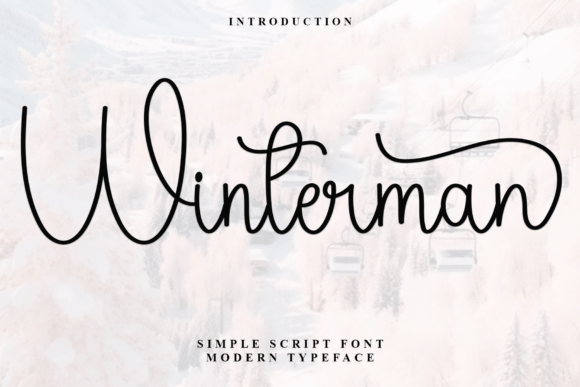 Winterman: A Festive Typeface for Enchanting Editorial Design